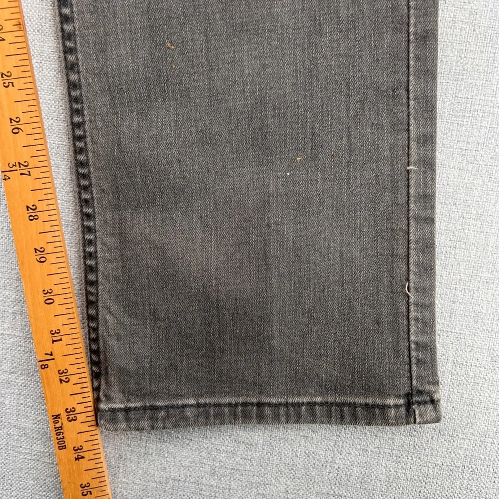 Levis 514 Straight Fit Gray Denim Jeans Mens 34x34‎ Grey Cotton Blend Casual